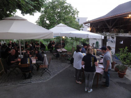 Platzkonzert beim Restaurant Storchen in Weinfelden, Dienstag, 30. Juni 2020