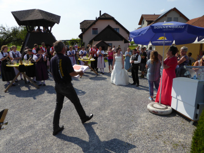Hochzeitsständli beim Schützenhaus Schönholzerswilen, Samstag, 21. August 2021